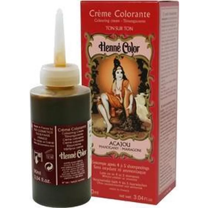 Hennacrème Acajou / rood 90 ml - Henna