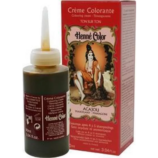 Hennacrème Acajou / rood 90 ml - Henna