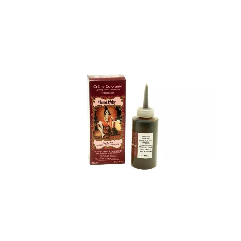 Hennacrème Auburn / donkerrood 90 ml - Henna