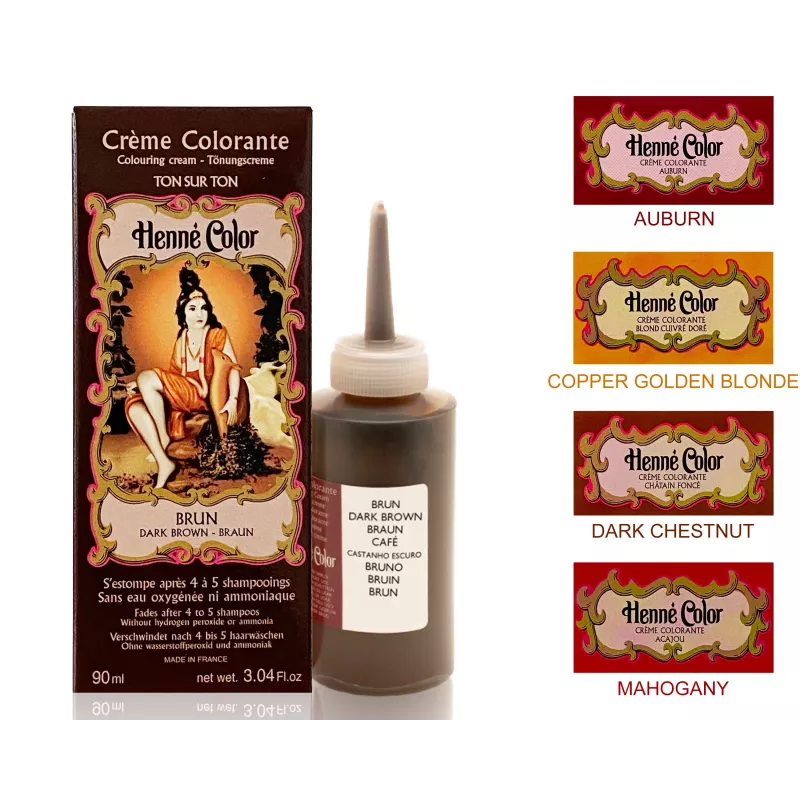 Hennacrème Brun / bruin 90 ml - Henna