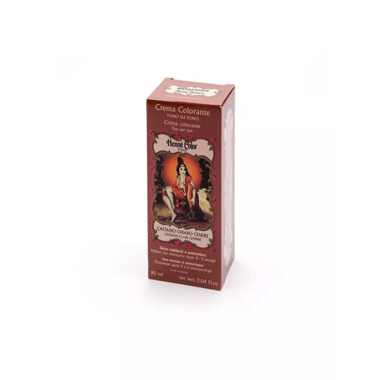 Hennacrème Chatain clair cendre / askastanje 90 ml - Henna