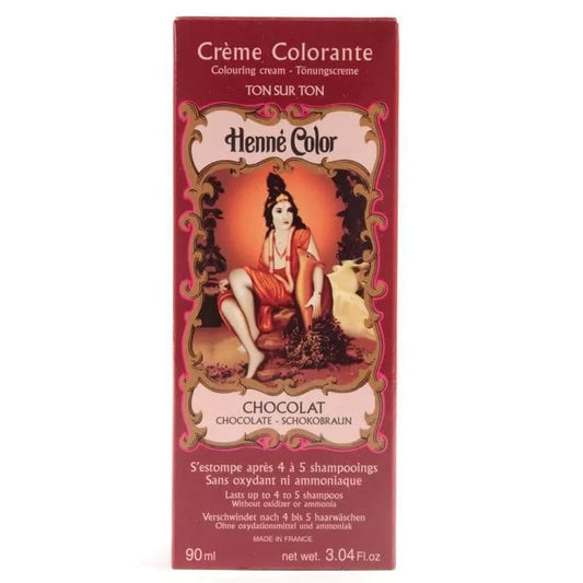 Hennacrème Chocolat / Chocoladebruin 90 ml - Henna