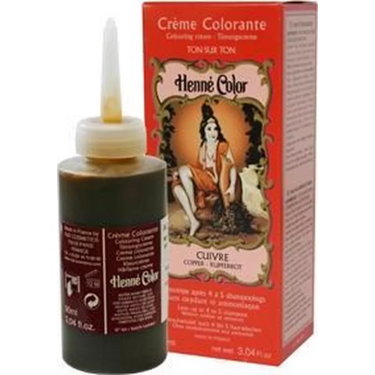 Hennacrème Cuivre / koperrood 90 ml - Henna