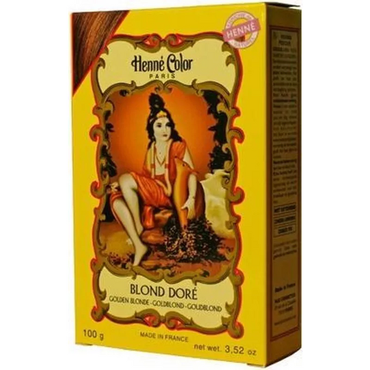 Hennapoeder Blond doré / goudblond 100 Gram - Henna