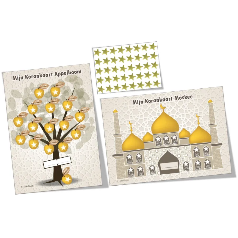 Koran Beloningsposter Goud (Set Van 2)