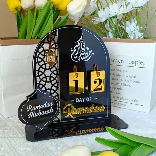 Ramadan aftelkalender acrylaat (verkrijgbaar in 3 kleuren)