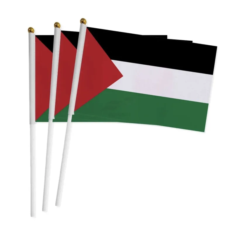 Set van 3 kleine Palestina vlaggen (14x20cm)